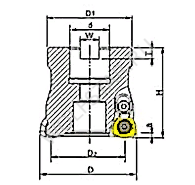 Фреза AJX чертеж