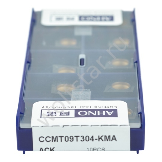 Пластина твердосплавная ISO CCMT09T304-KMA ACK20E AHNO