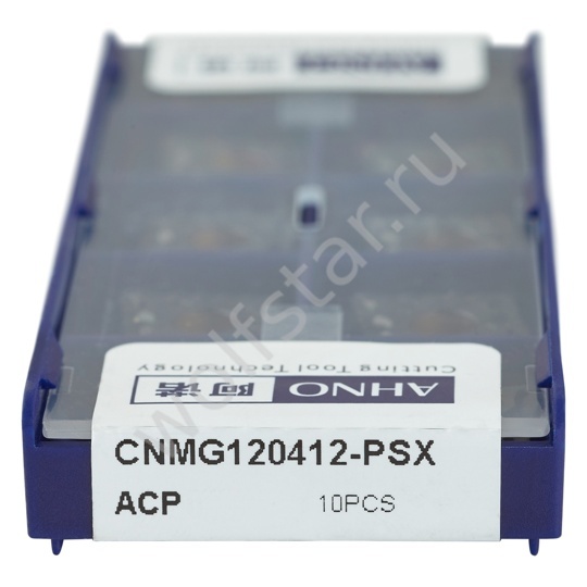 Пластина твердосплавная ISO CNMG120412-PSX ACP20E AHNO