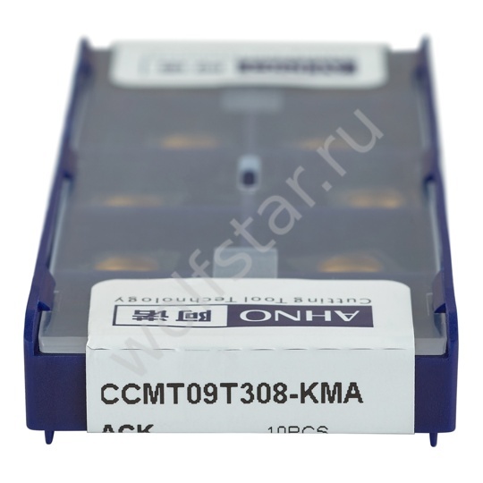 Пластина твердосплавная ISO CCMT09T308-KMA ACK20E AHNO