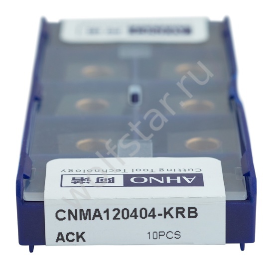 Пластина твердосплавная ISO CNMA120404-KRB ACK20E AHNO