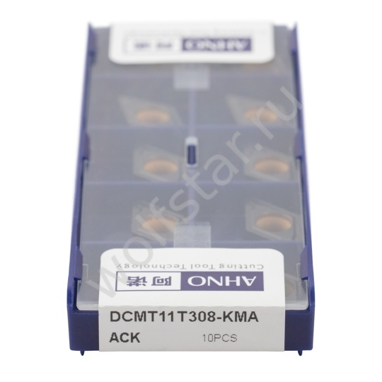 Пластина твердосплавная ISO DCMT11T308-KMA ACK10E AHNO