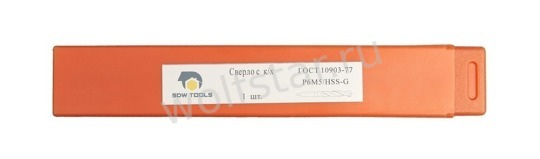 Сверло   6,5 мм кх  Р6М5  SDW TOOLS