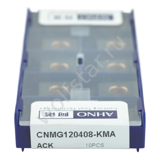 Пластина твердосплавная ISO CNMG120408-KMA ACK10E AHNO