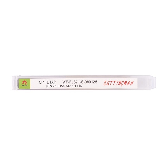 Метчик м/р  M4,0х0,7 Р6М5/М2 DIN371 TiN с винтовой (спиральной) канавкой WOLFSTAR